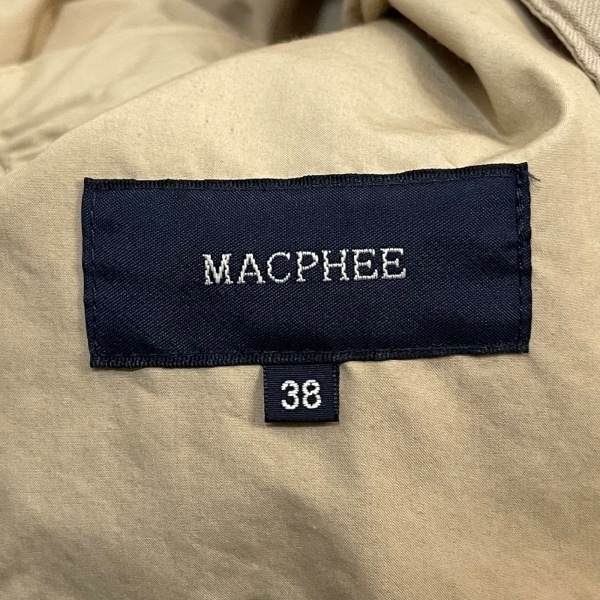 マカフィー MACPHEE サイズ38 M - ベージュ レディース 七分袖/春/秋 コート_画像3