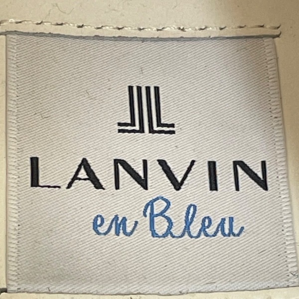 ランバンオンブルー LANVIN en Bleu フラットシューズ 23 1/2 - 化学繊維 シルバー×黒×クリア レディース 靴_画像5