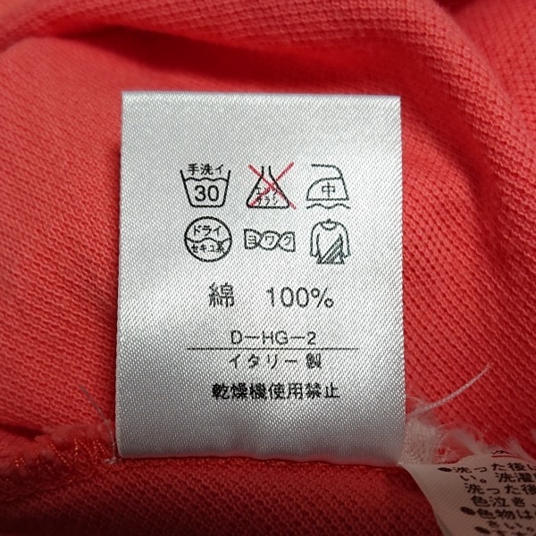 レオナール LEONARD 半袖ポロシャツ サイズL - ピンク メンズ トップス_画像4