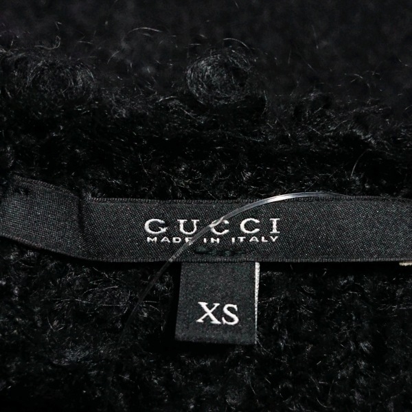 グッチ GUCCI 半袖セーター/ニット サイズXS - 黒 レディース 美品 トップス_画像3
