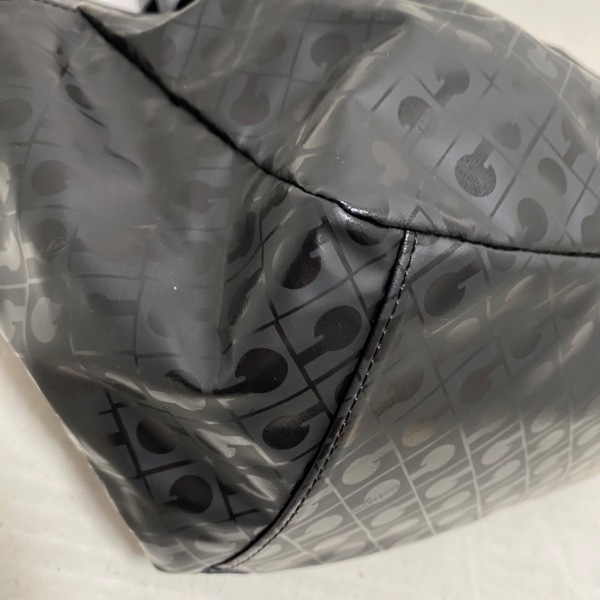ゲラルディーニ GHERARDINI トートバッグ - PVC(塩化ビニール)×レザー 黒 美品 バッグ_画像5