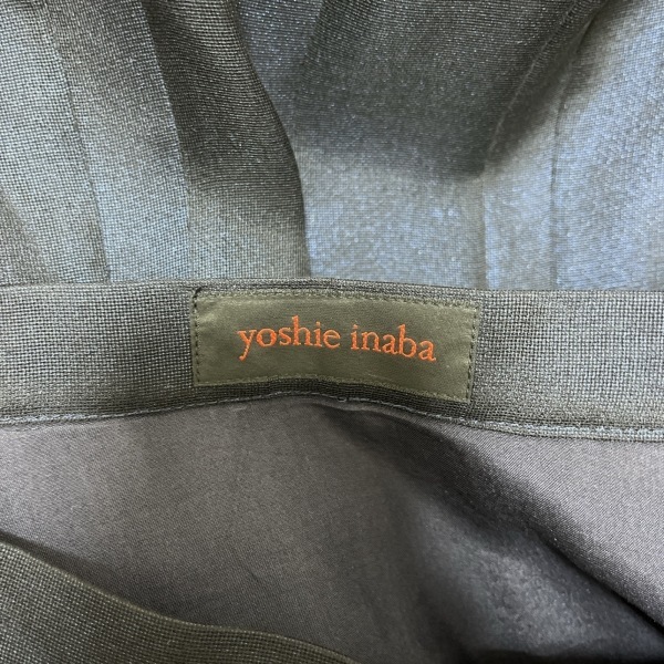 ヨシエイナバ YOSHIE INABA スカートスーツ - ダークネイビー レディース メッシュ 美品 レディーススーツ_画像3