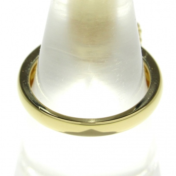  polished # Van Cleef & Arpels VanCleef & Arpels ring 50 VCARA41050 Vintage aru handle blaK18YG× onyx × diamond 