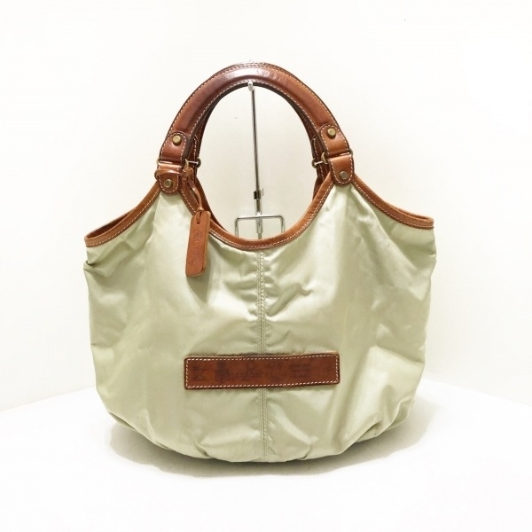  Felisi Felisi большая сумка 10-95 - нейлон × кожа светло-зеленый × Brown сумка 