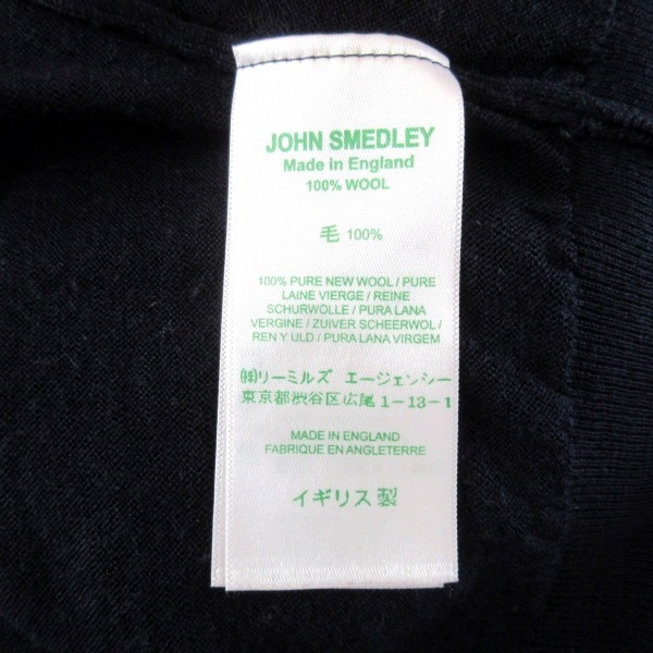 ジョンスメドレー JOHN SMEDLEY 長袖セーター/ニット サイズS - ダークネイビー レディース Vネック トップス_画像4