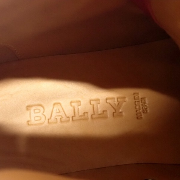 バリー BALLY スニーカー 37 - キャンバス×レザー 白×ボルドー×マルチ レディース ハイカット 美品 靴_画像5
