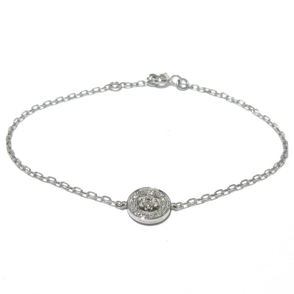 磨き済み■ BOUCHERON ブレスレット JBT002410 アバ ロンド K18WG×ダイヤモンド /14Pダイヤ/中央1Pダイヤ約0.1カラット 新品同様