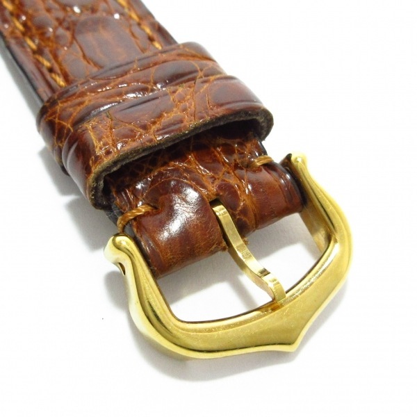 Cartier(カルティエ) 腕時計 マストタンクヴェルメイユ レディース 925/クロコベルト アイボリーの画像6