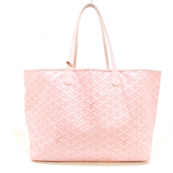 ゴヤール GOYARD トートバッグ サンルイPM コーティングキャンバス×レザー ピンク レディース PIR020079 バッグの画像3