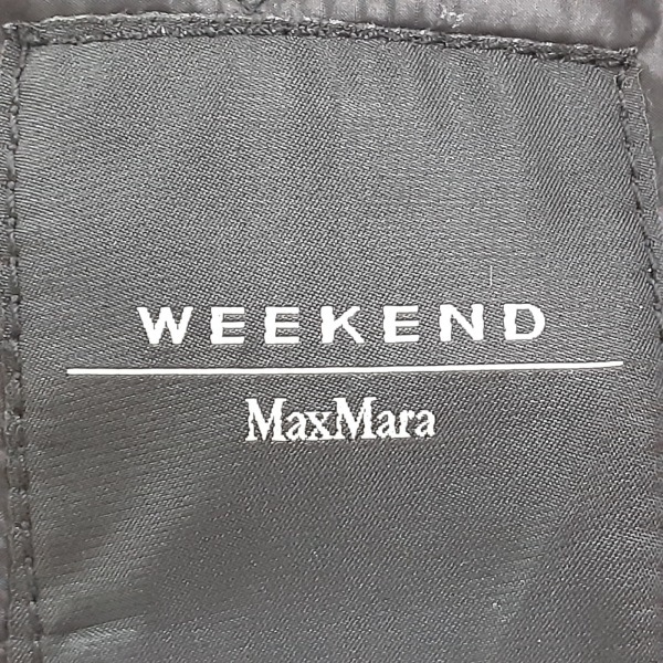  Max Mara we k end Max MaraWEEKEND блузон размер J 40 - чёрный женский длинный рукав / кожа / no color / стеганое полотно / весна / осень прекрасный товар 