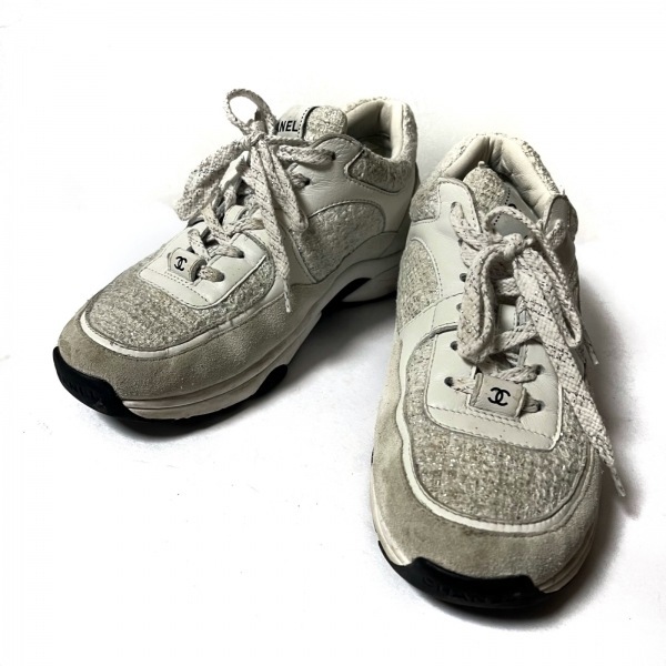 Bibian 比比昂- シャネルCHANEL スニーカー37 G38299 - レザー Bibian 比比昂- シャネルCHANEL スニーカー37 G38299 - レザー