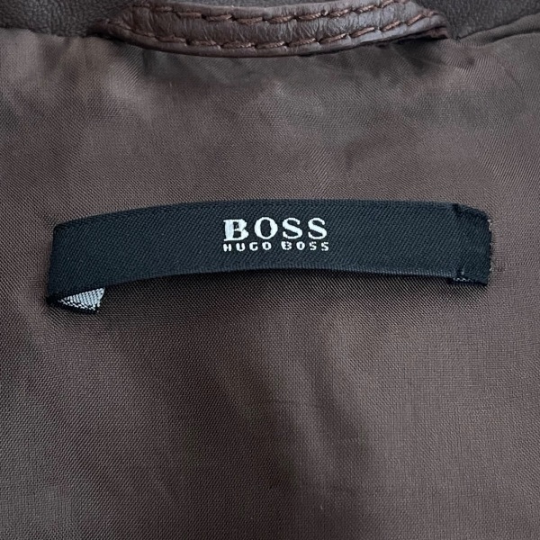 ヒューゴボス HUGOBOSS スカートスーツ - ダークブラウン レディース レザー レディーススーツ_画像3