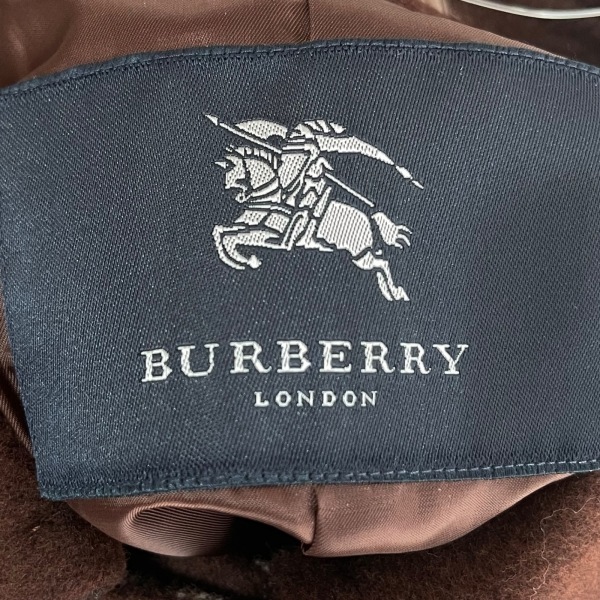 バーバリーロンドン Burberry LONDON サイズ9 M - ダークブラウン レディース 長袖/冬 美品 コート_画像3