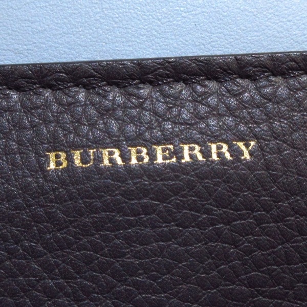 バーバリー Burberry トートバッグ 8006397 ミディアムベルトバッグ レザー ダークグレー バッグの画像7