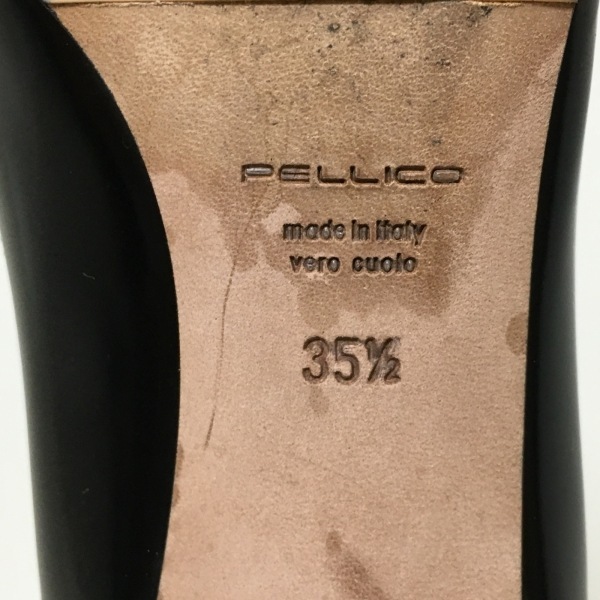 ペリーコ PELLICO パンプス 35 1/2 - レザー 黒 レディース アウトソール張替済 靴の画像6