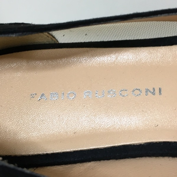 ファビオルスコーニ FABIO RUSCONI フラットシューズ 36 - スエード 黒 レディース 靴_画像5