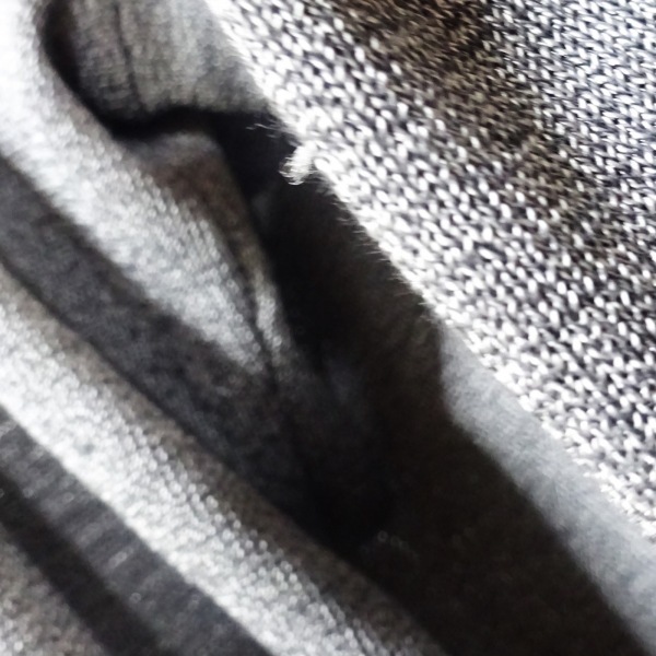 パーリーゲイツ PEARLY GATES 長袖セーター/ニット サイズ5 XL - グレー×黒×白 メンズ 美品 トップス_画像7