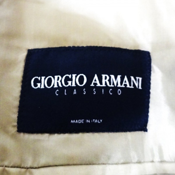 ジョルジオアルマーニクラシコ GIORGIOARMANI CLASSICO - 黒×グレー メンズ 長袖/肩パッド/秋/冬 ジャケット_画像3