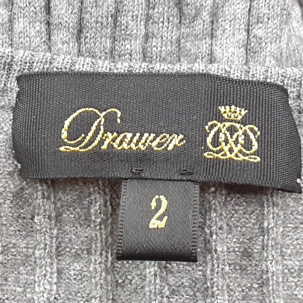 ドゥロワー Drawer 長袖セーター/ニット サイズ2 M - ダークグレー レディース トップス_画像3