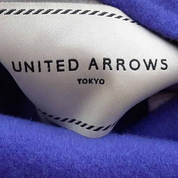 ユナイテッドアローズ UNITED ARROWS サイズ38 M - ベージュ×パープル レディース 長袖/リバーシブル/冬 美品 コートの画像3