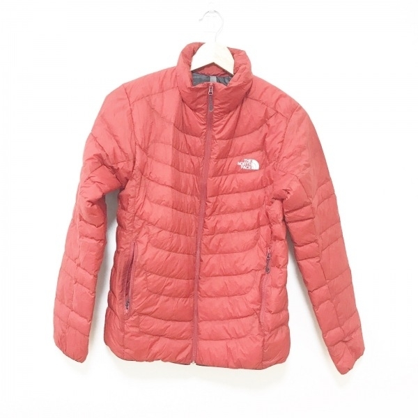 ノースフェイス THE NORTH FACE ダウンジャケット サイズM - レッド レディース 長袖/冬 美品 ジャケット_画像1