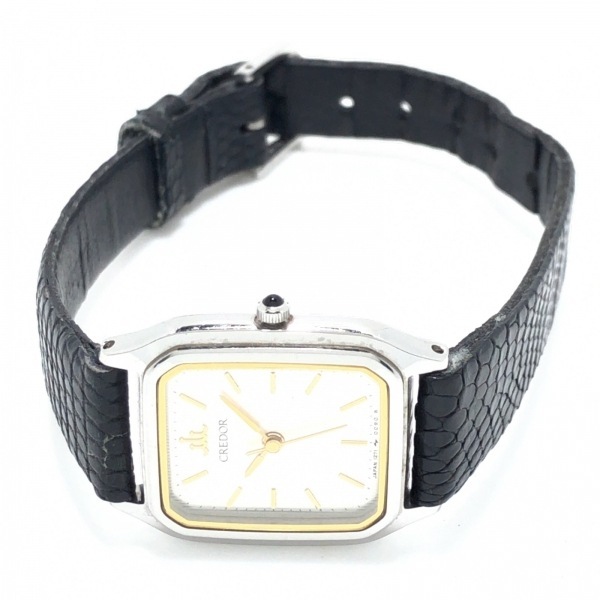 SEIKO CREDOR(セイコークレドール) 腕時計 - 1271-5020 レディース 社外ベルト シルバーの画像2