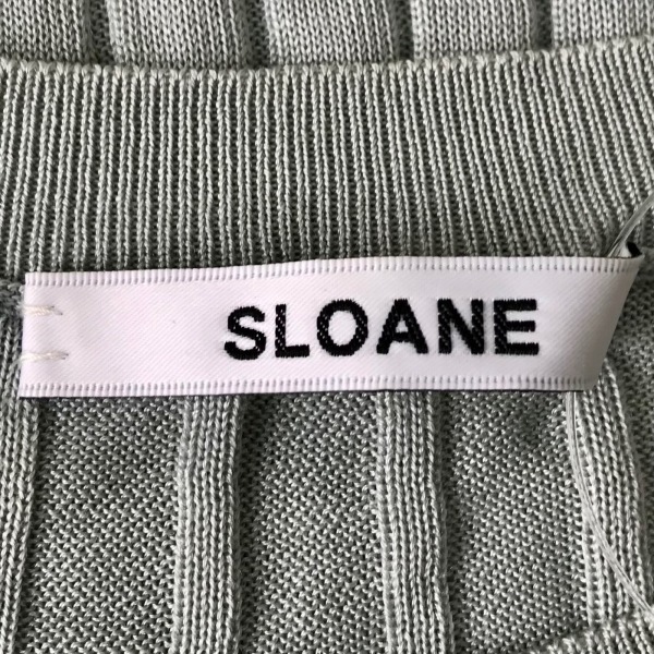 スローン SLOANE 長袖セーター/ニット サイズ1 S - ブルーグレー レディース クルーネック トップス_画像3