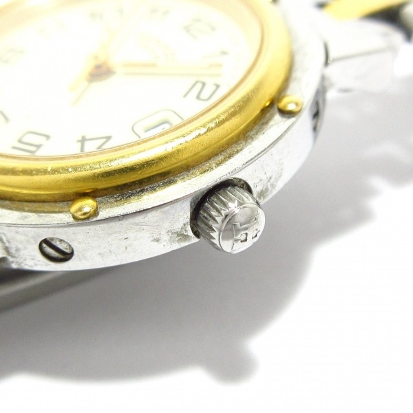 HERMES(エルメス) 腕時計 クリッパー CL4.220 レディース アイボリー_画像8