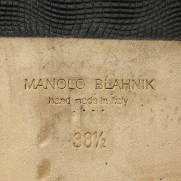 マノロブラニク MANOLO BLAHNIK ローファー 38 1/2 - スエード ブラウン レディース アウトソール張替済 美品 靴_画像5