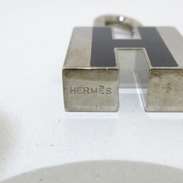 エルメス HERMES - 金属素材 シルバー×黒 カデナ(南京錠)/Hモチーフ 小物_画像4