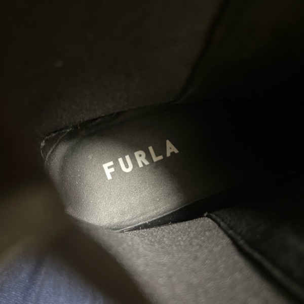 フルラ FURLA ショートブーツ 37 - レザー 黒 レディース サイドゴア 靴_画像5