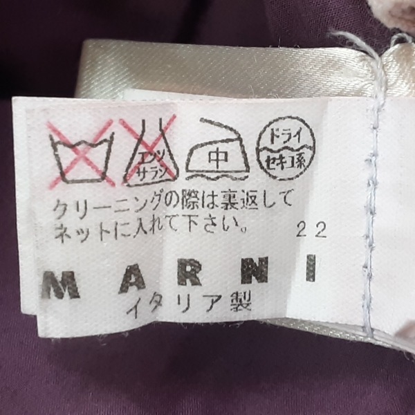 マルニ MARNI サイズ38 S ダークグレー×パープル レディース ワンピース_画像5