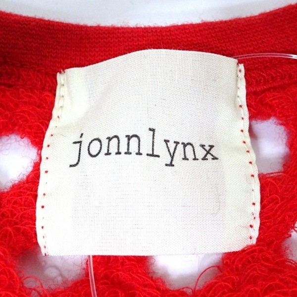 ジョンリンクス JONNLYNX ベスト サイズF - レッド レディース 美品 トップス_画像3