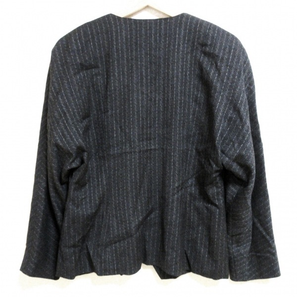  Chloe Chloe size 40 M - dark gray lady's long sleeve / stripe / spring jacket 