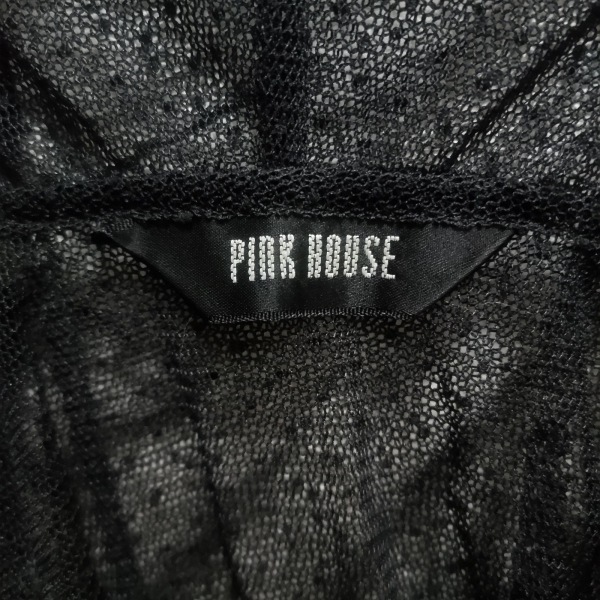 ピンクハウス PINK HOUSE ベスト - 黒 レディース ドット柄/フリル/チュール 美品 トップスの画像3
