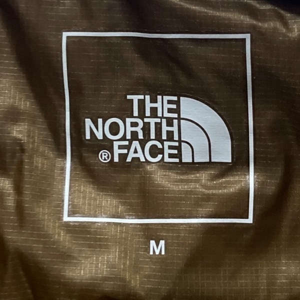 ノースフェイス THE NORTH FACE ダウンジャケット サイズM NDW92061 エクスプローラーパーセルダウンカーディガン ゴールド メンズ_画像3