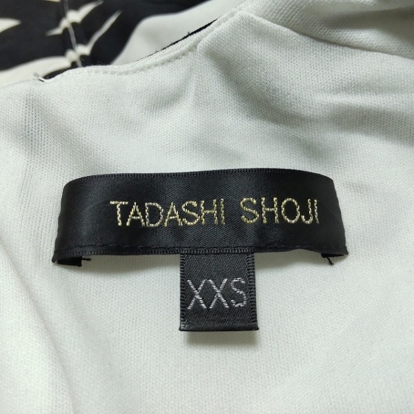 タダシショージ TADASHISHOJI サイズXXS XS - 黒×白 レディース ノースリーブ/ロング ワンピース_画像3