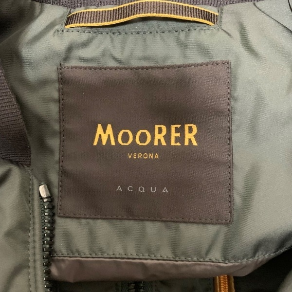 ムーレー MOORER ブルゾン サイズ42 L - カーキ メンズ 長袖/ジップアップ/春/秋 ジャケットの画像3