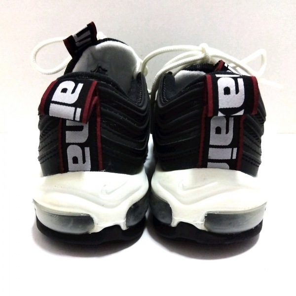 ナイキ NIKE スニーカー 312834-008 エアマックスプレミアム レザー×ポリエステル 黒 メンズ 靴の画像3