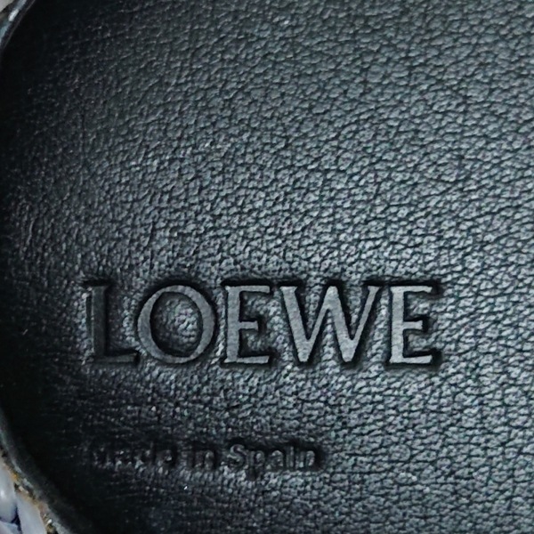 ロエベ LOEWE ショルダーバッグ バニーバッグ ストロー グリーン×ピンク×マルチ ミニバッグ バッグの画像8