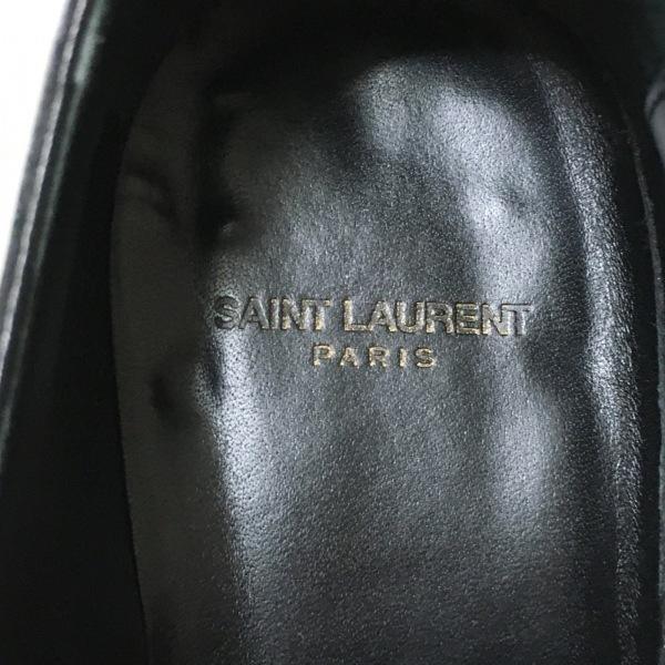 サンローランパリ SAINT LAURENT PARIS シューズ 36 500186 - エナメル（レザー） 黒 レディース アウトソール張替済 靴_画像5