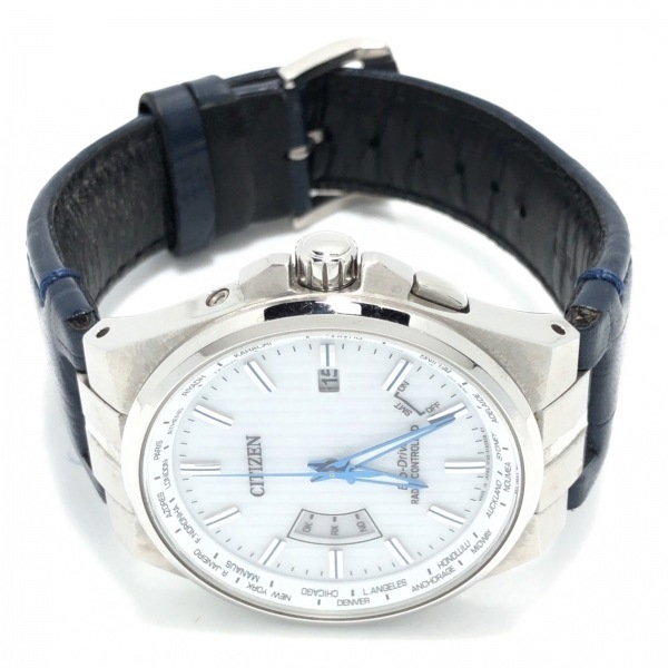 CITIZEN(シチズン) 腕時計 ATTESA(アテッサ) CB0160‐18A/H145‐S116643 メンズ エコドライブ/型押し 白_画像2