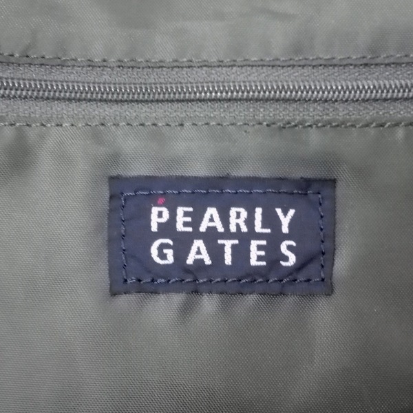 パーリーゲイツ PEARLY GATES ボストンバッグ - ナイロン カーキ 本体ロックなし バッグ_画像8