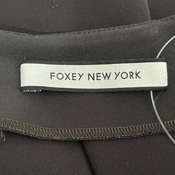 フォクシーニューヨーク FOXEY NEW YORK スカート サイズ38 M - ダークブラウン レディース ひざ丈 ボトムス_画像3