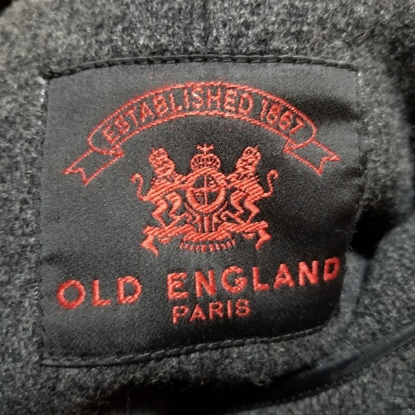  Old England OLD ENGLAND duffle coat - dark gray men's long sleeve / winter coat 