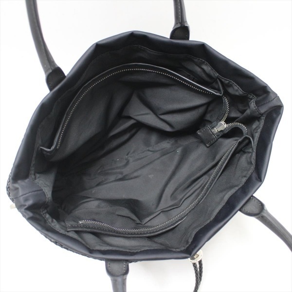  Agnes B agnes b handbag GS28-01 - nylon × leather black VOYAGE beautiful goods bag 