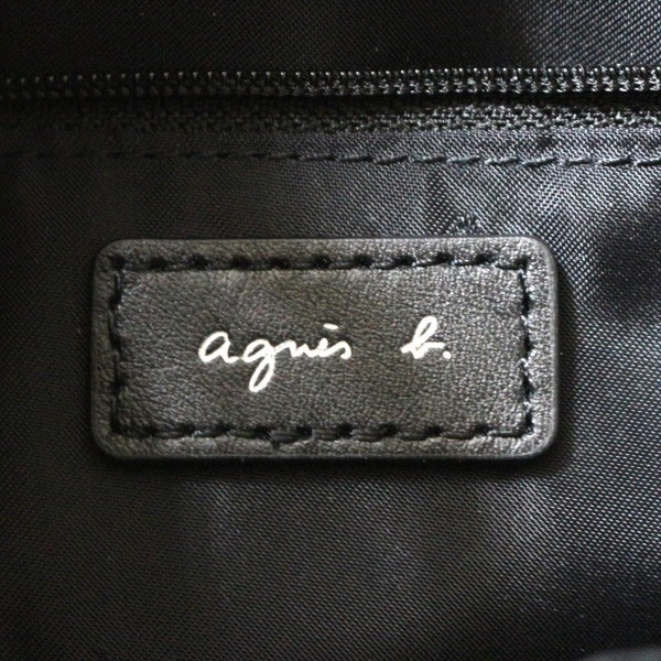  Agnes B agnes b shoulder bag - leather black beautiful goods bag 