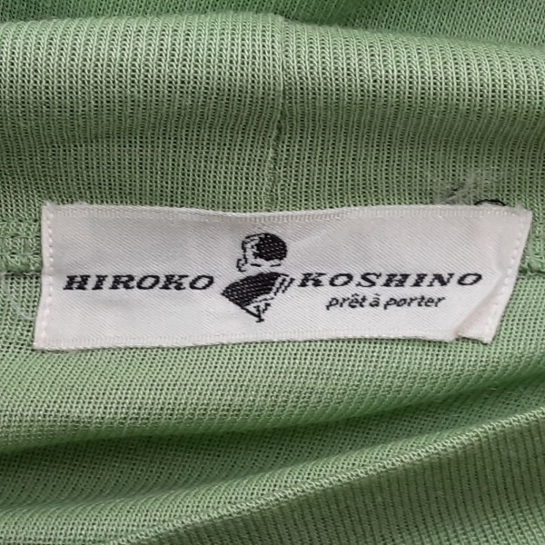 ヒロココシノ HIROKO KOSHINO チュニック サイズ9T - ライトグリーン レディース ハイネック/長袖 美品 ワンピース_画像3
