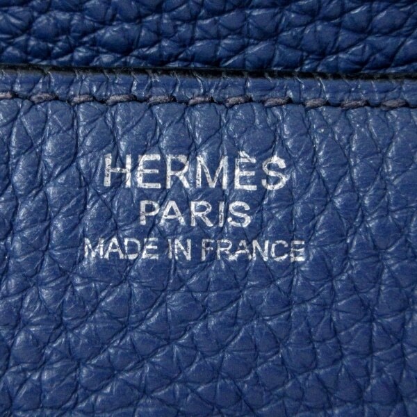 エルメス HERMES ショルダーバッグ リンディ34 トリヨンクレマンス ブルー シルバー金具 □K バッグ_画像7