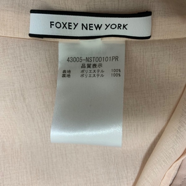 フォクシーニューヨーク FOXEY NEW YORK 七分袖カットソー サイズ40 43005-NST00101PR - ベージュ 5分袖/パフ袖 新品同様 トップス_画像4